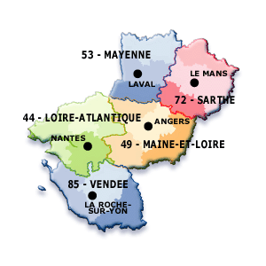 département pays de la loire