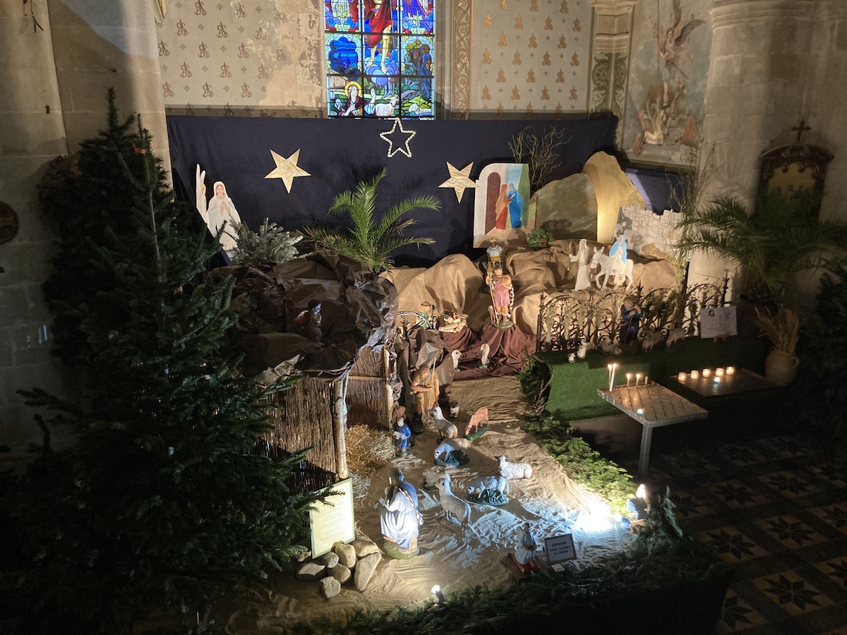 Pont Sur Lac Pour Crèche De Noël - Décor En Liège Et Bois 20x20x20 Cm - Fabriqué Artisanalement En Italie