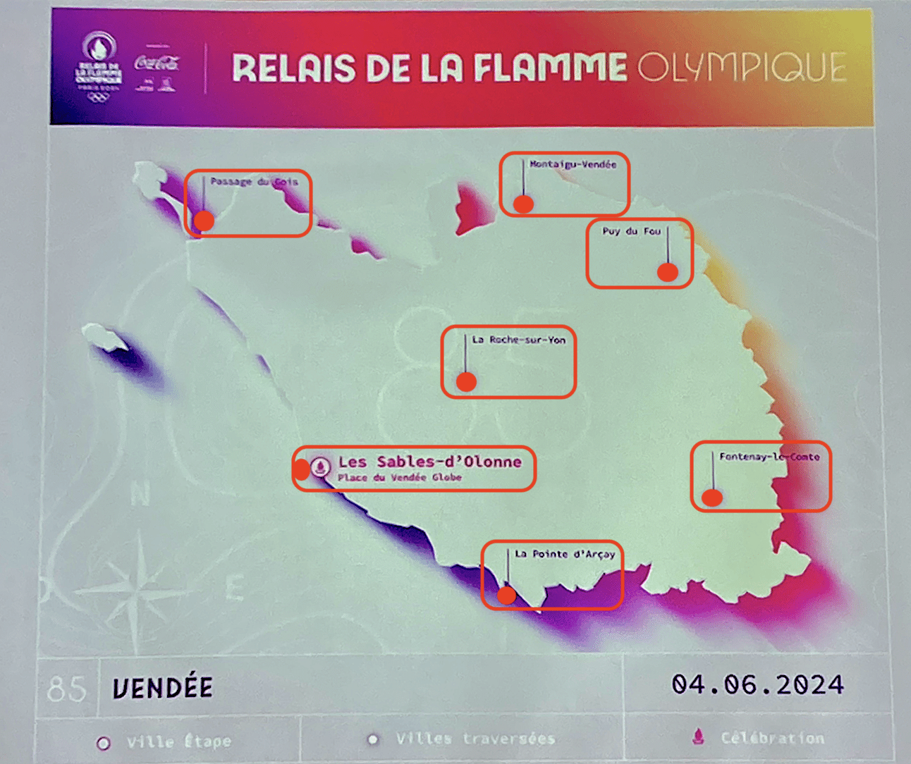 Où passera la flamme olympique dans l'Eure le 6 juillet 2024