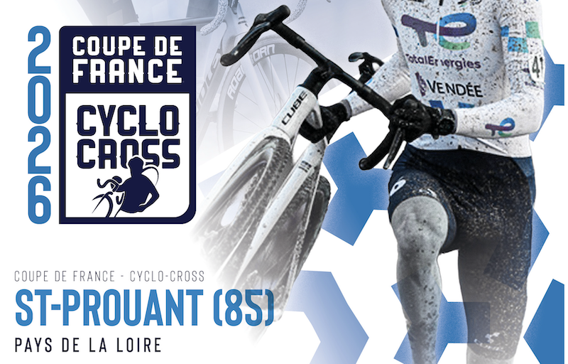 LA Vendée accueillera à Saint-Prouant la Finale de la Coupe de France de Cyclo-Cross, les 12 et 13 décembre 2026