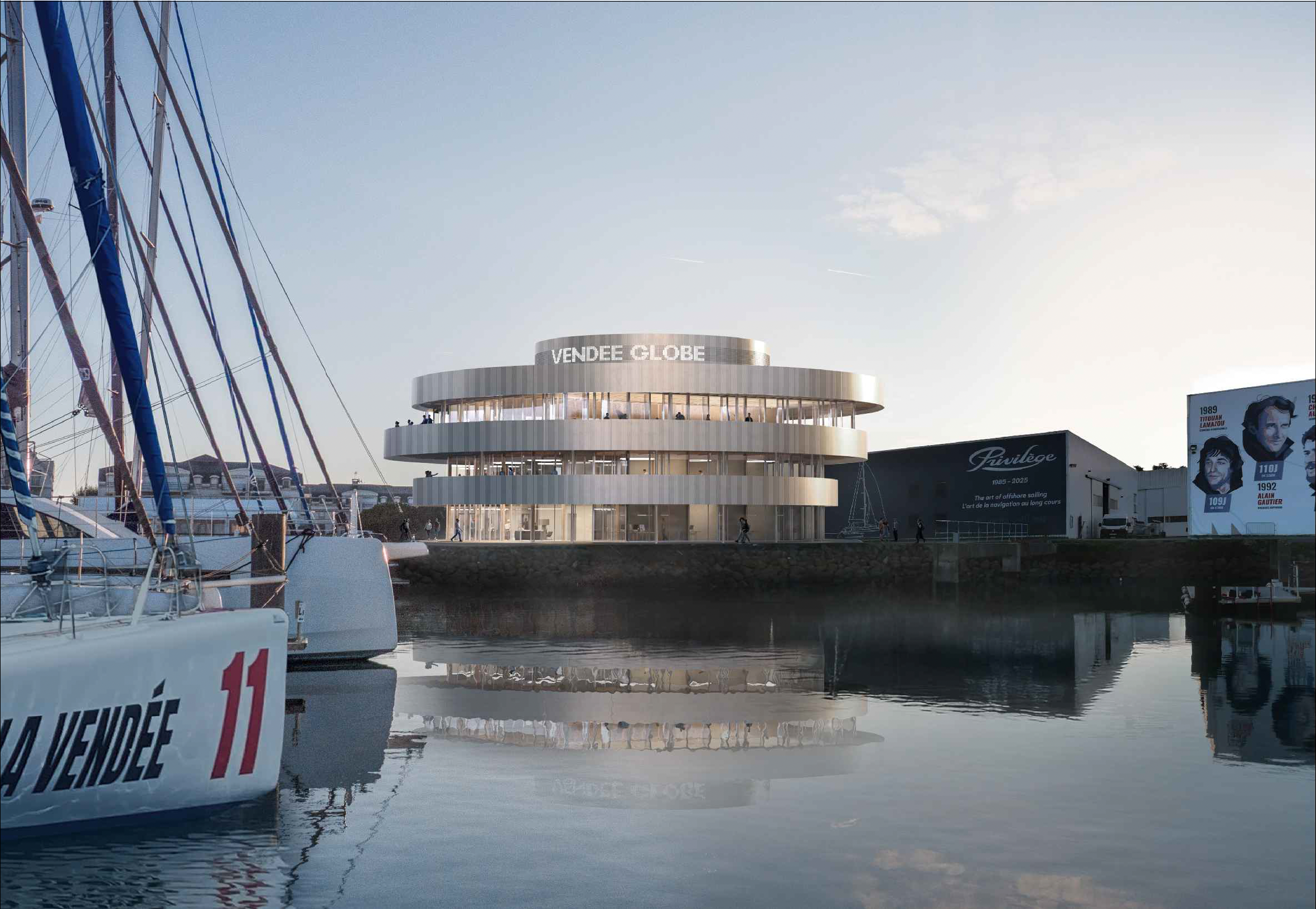 La Ville des Sables-d’Olonne va devenir propriétaire d’un des 3 étages du Pavillon du Vendée Globe