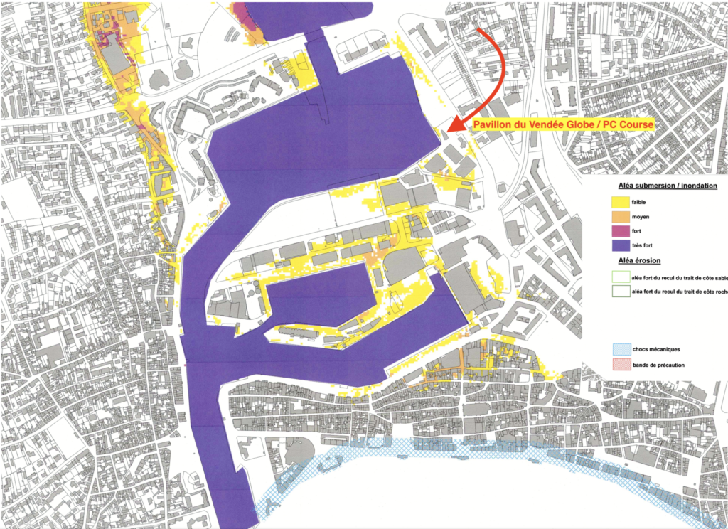 Concommitant Les Sables-d’Olonne Vendée. En raison des risques submersions PPRL, le ...
